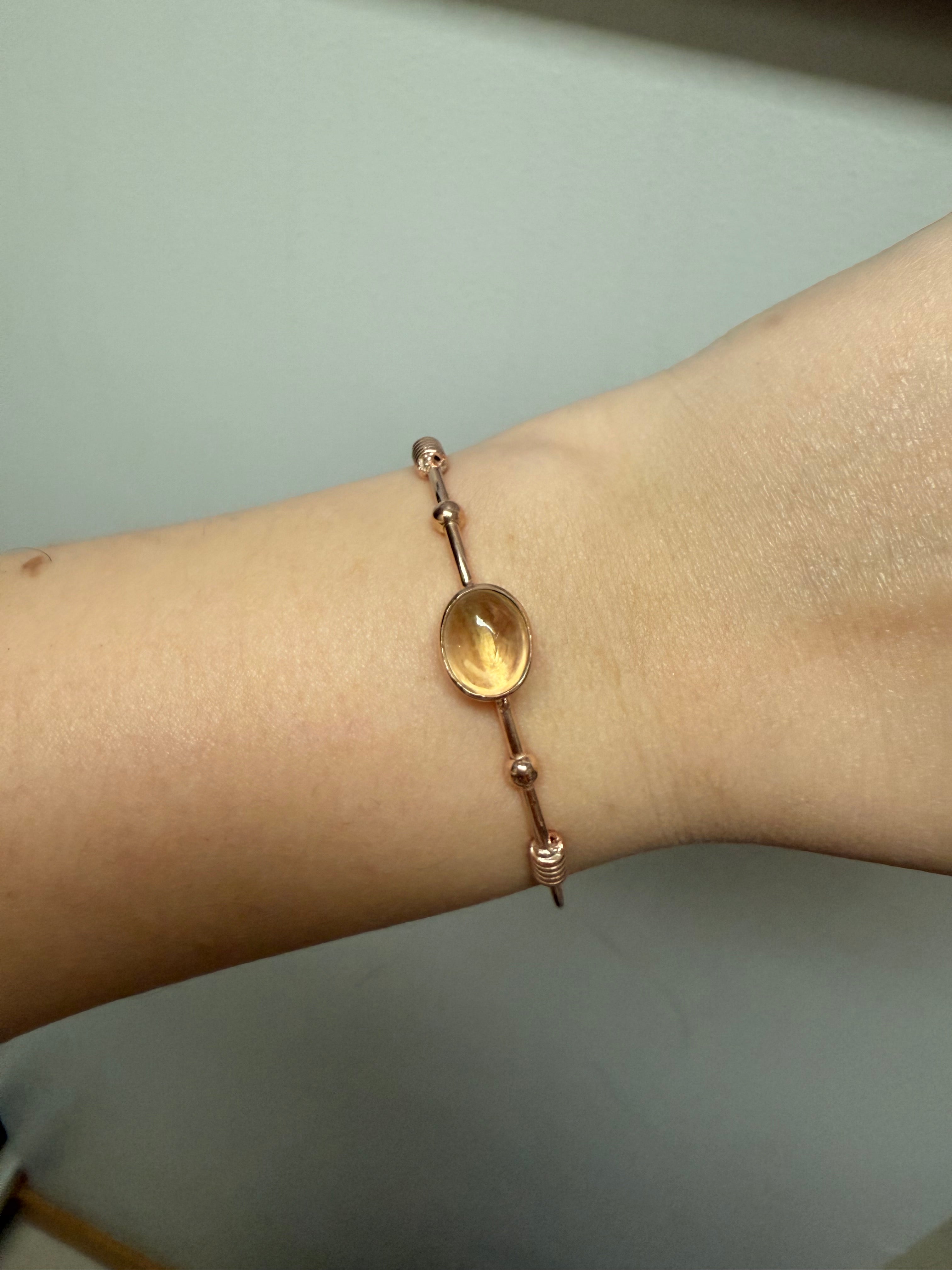 Sitrin Rose Gold Bileklik