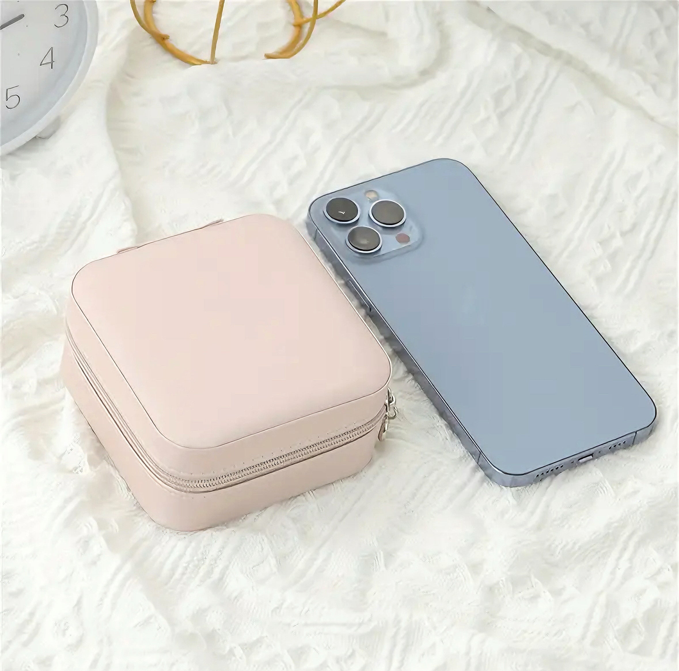 Toz Pembe Takı Çantası