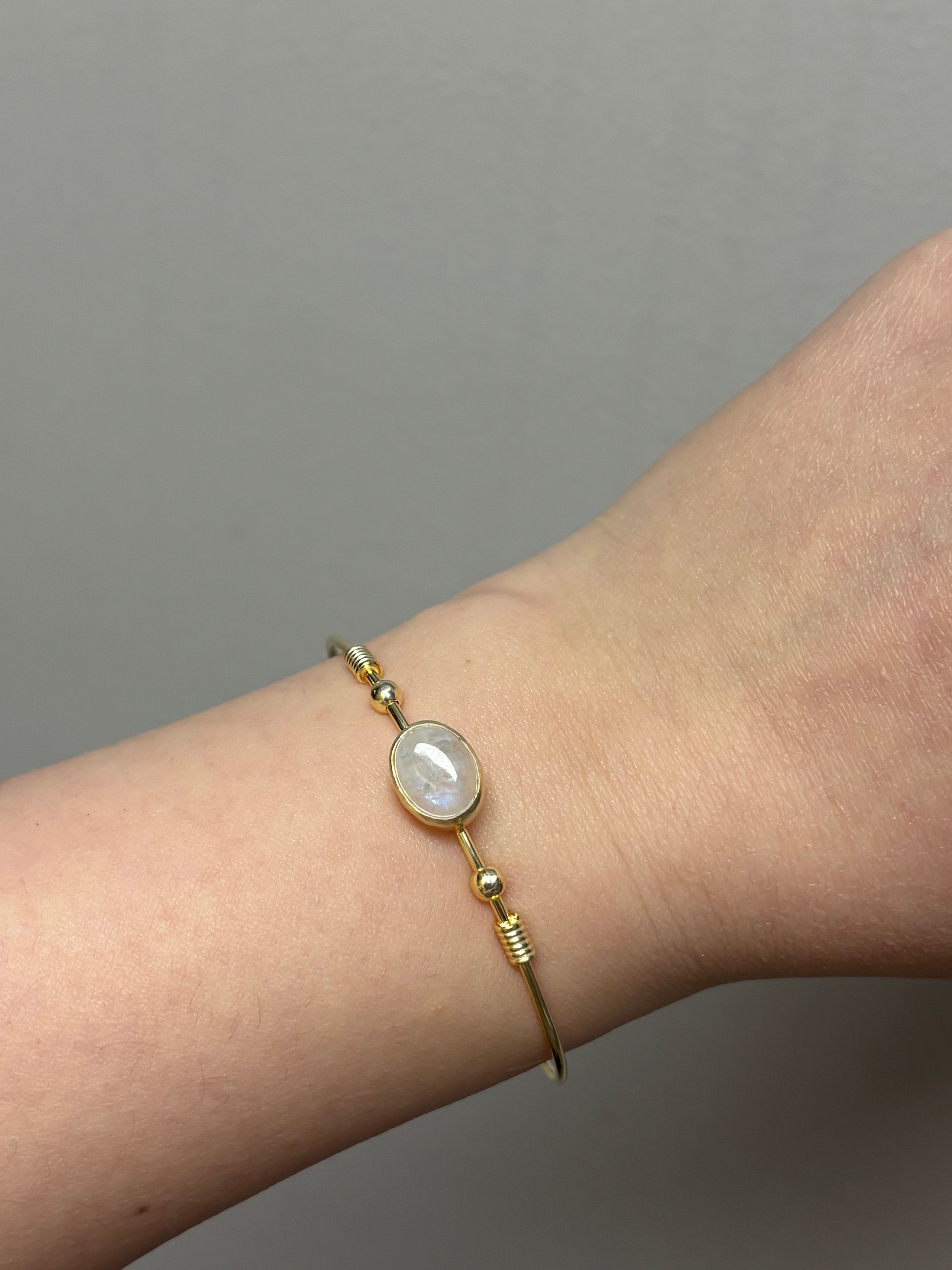 Ay Taşı Gold Bileklik
