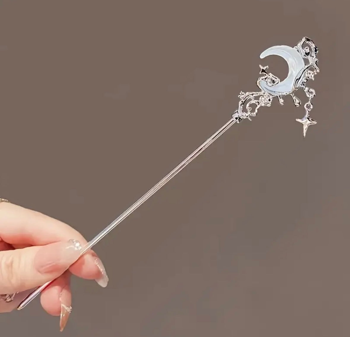 Ay Taşı Moon Metal Saç Tokası