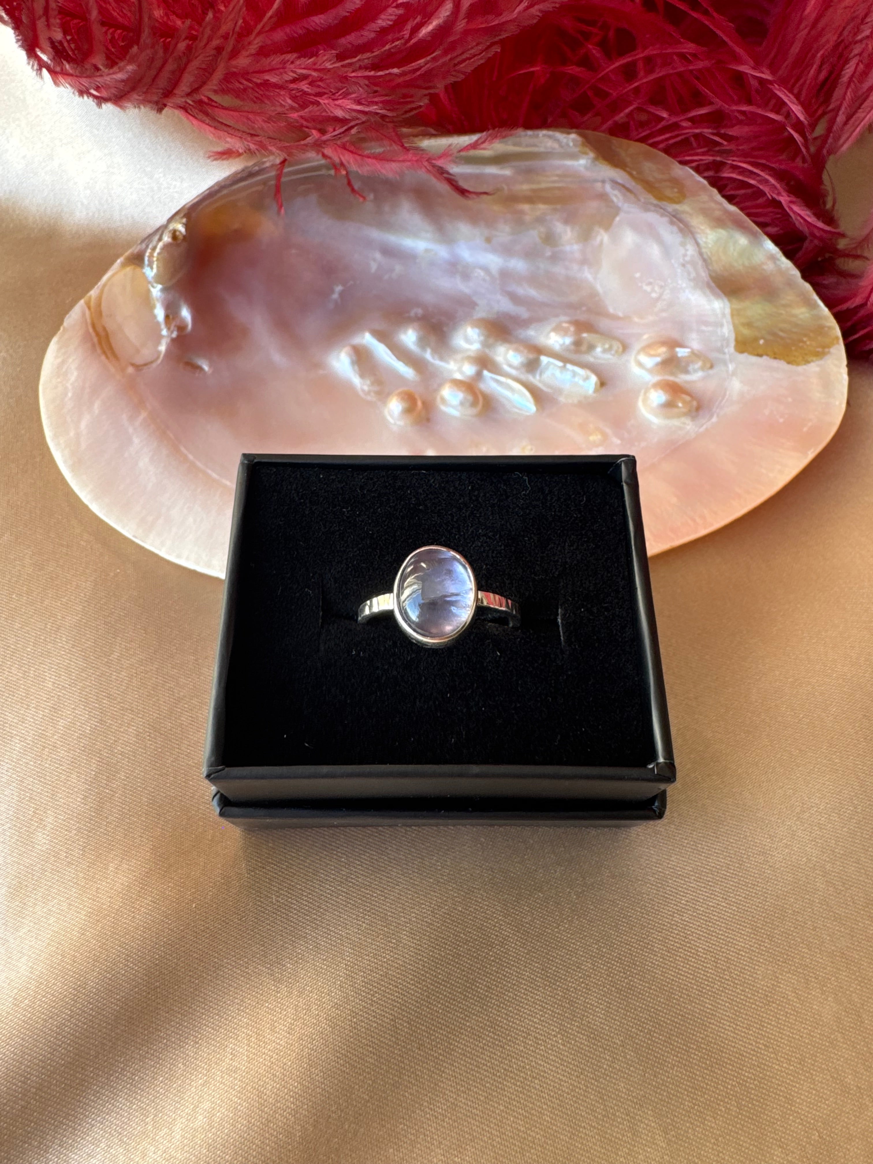 Büyük Tanzanit Gümüş Yüzük