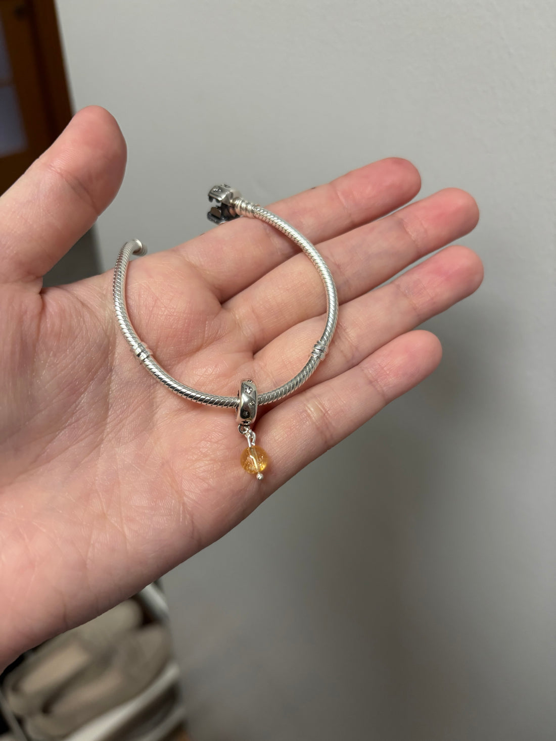 Sitrin Gümüş Charm