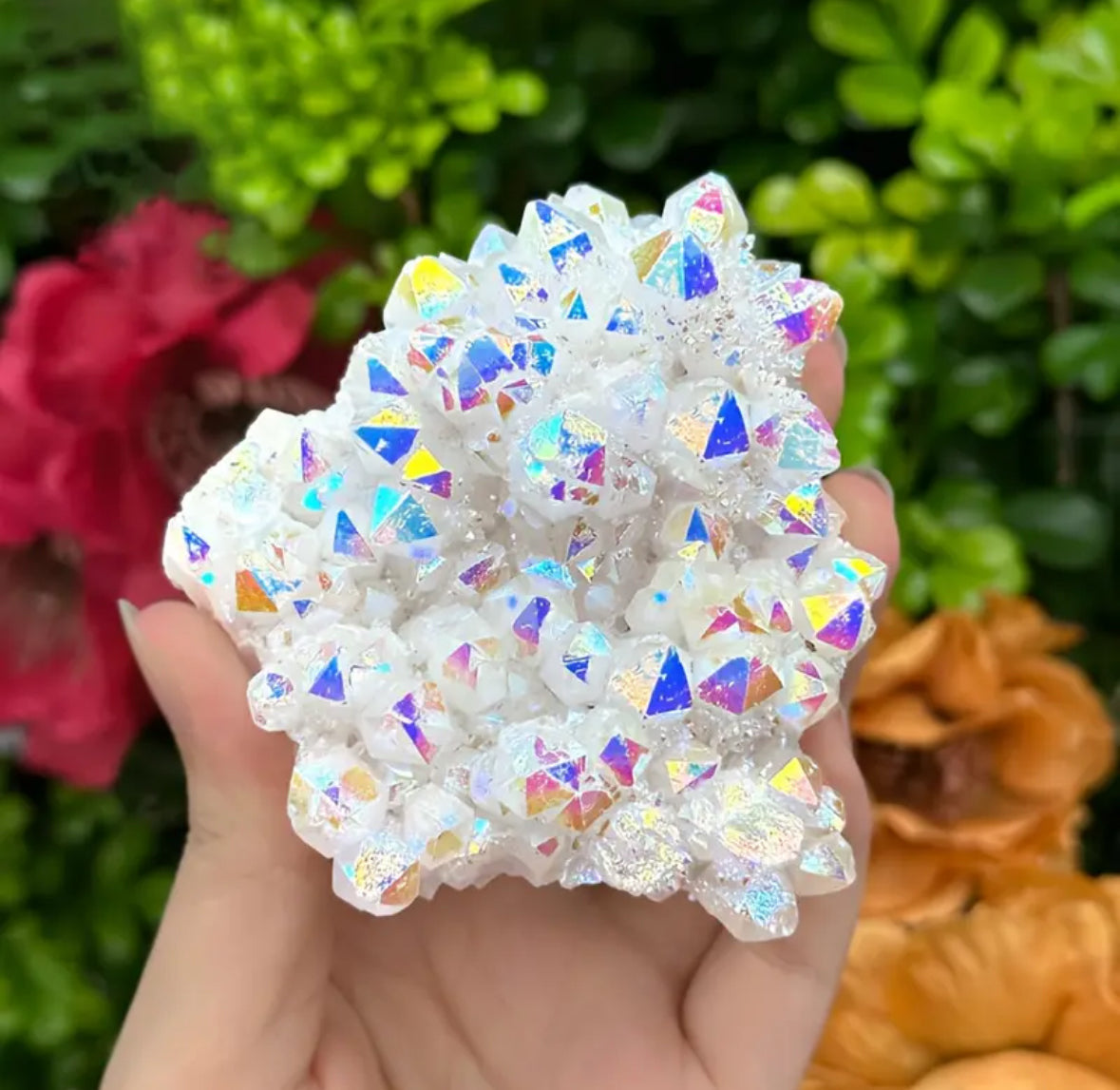 Aura Melek Kuvars Beyaz İşlenmemiş Parça