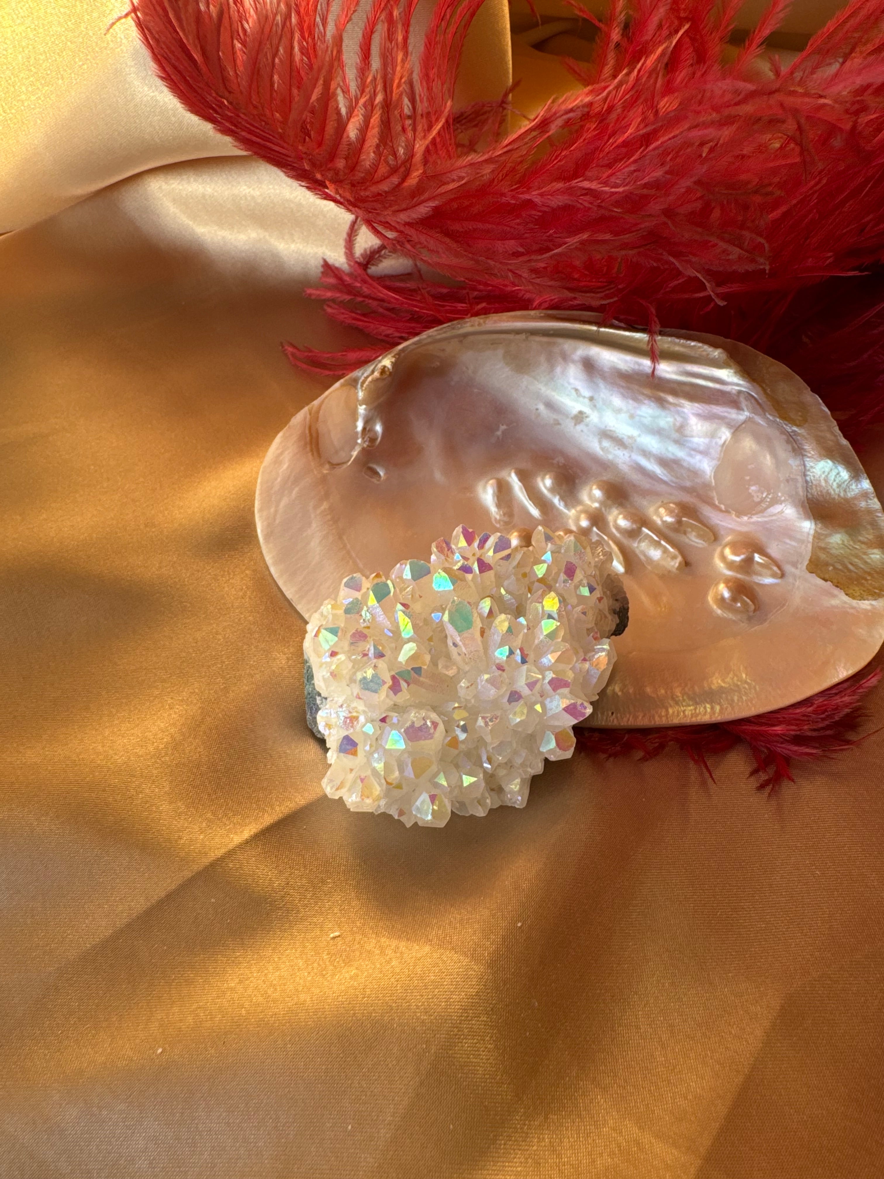 Aura Melek Kuvars İşlenmemiş Parça (Büyük Boy)