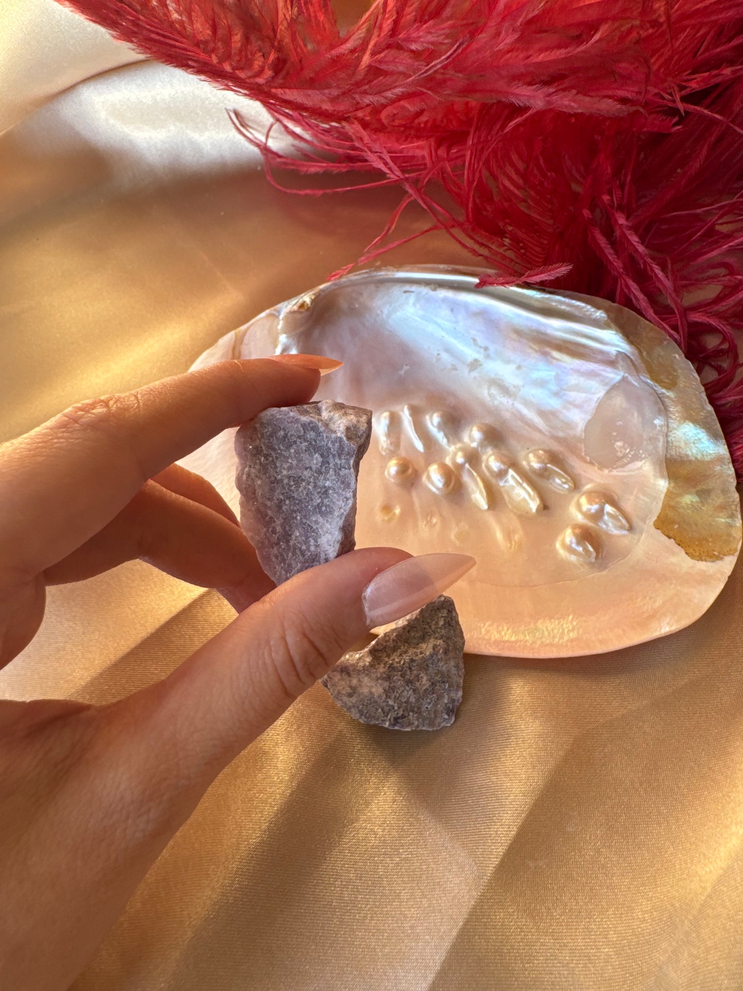 Lepidolit Parça
