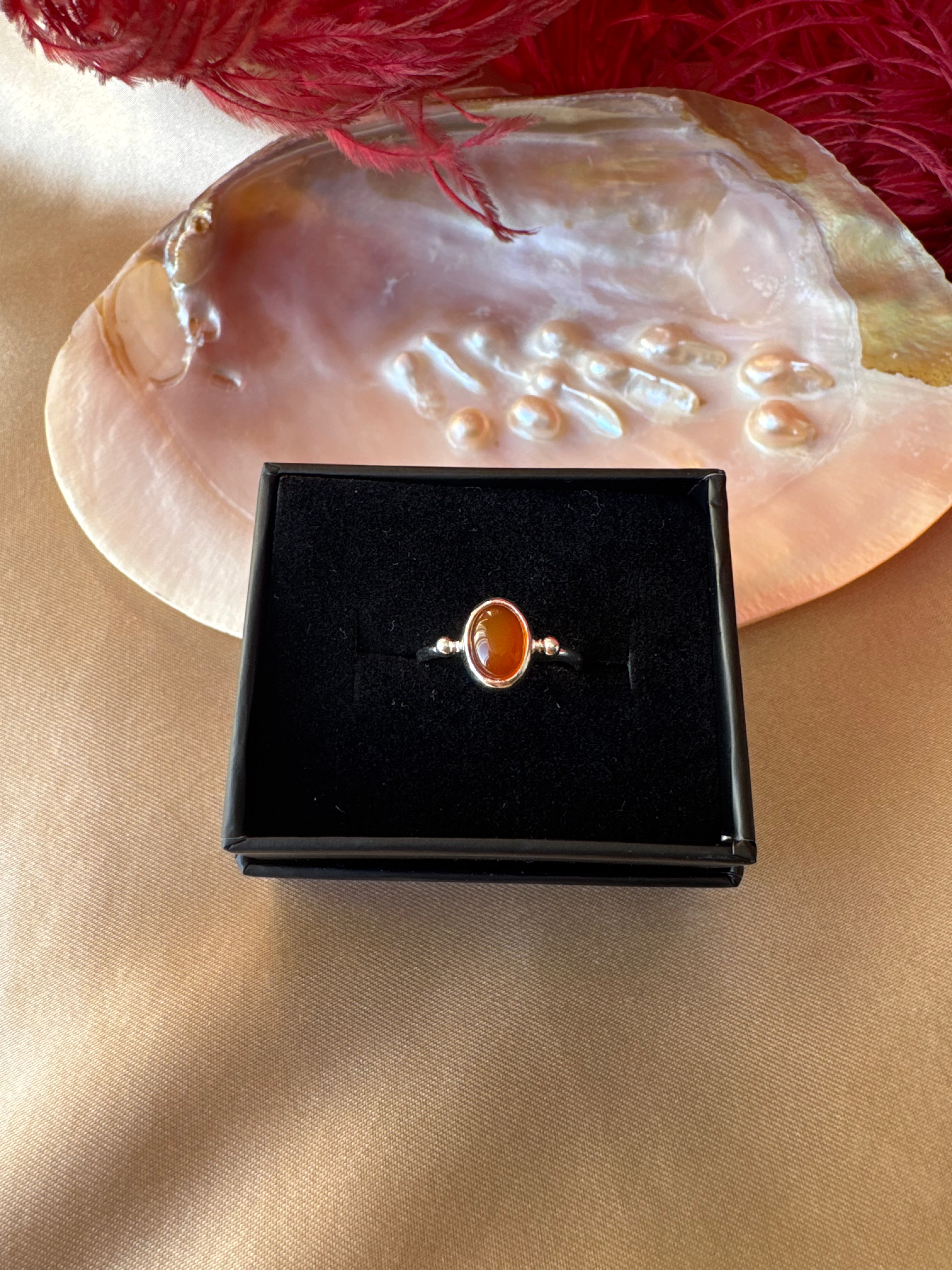 Akik Basic Gümüş Yüzük