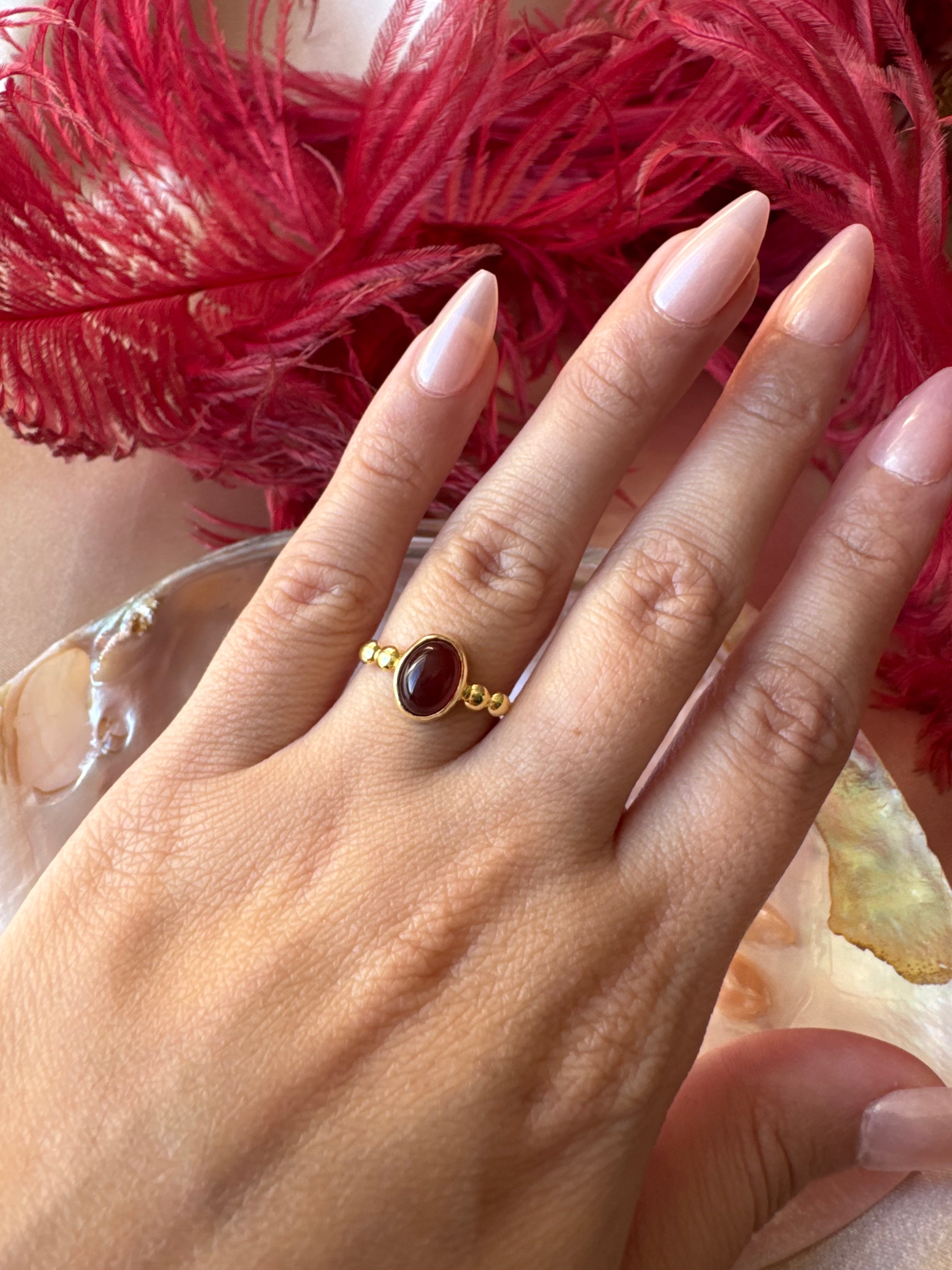 Akik Hera Gold Yüzük