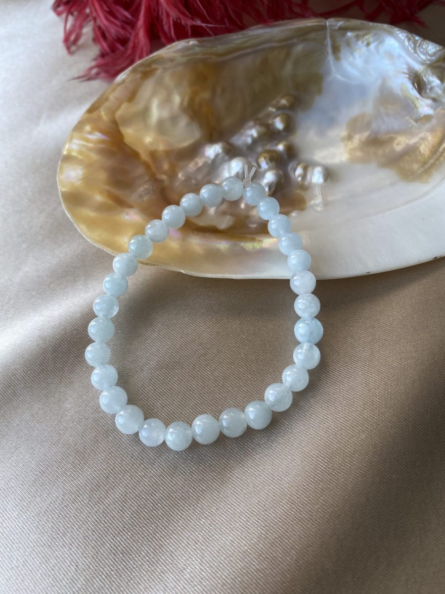 Akuamarin Bileklik (6 mm)