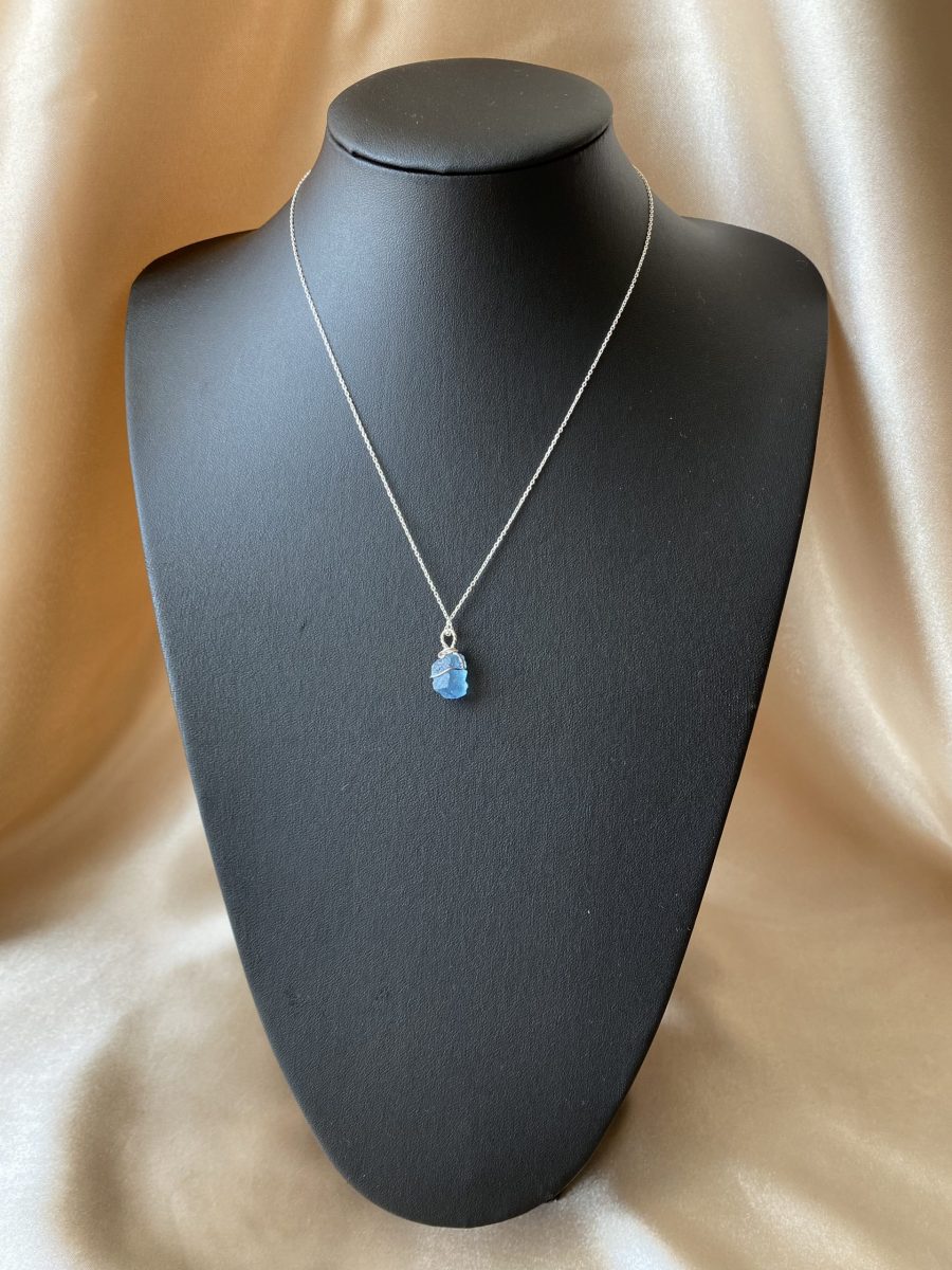 Akuamarin Sarmal Kolye