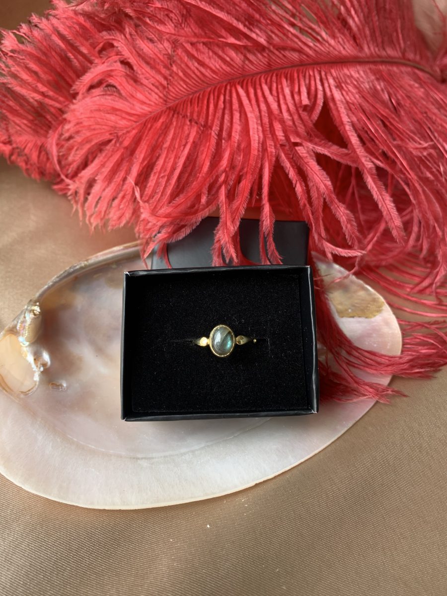 Labradorit Mary Gold Yüzük