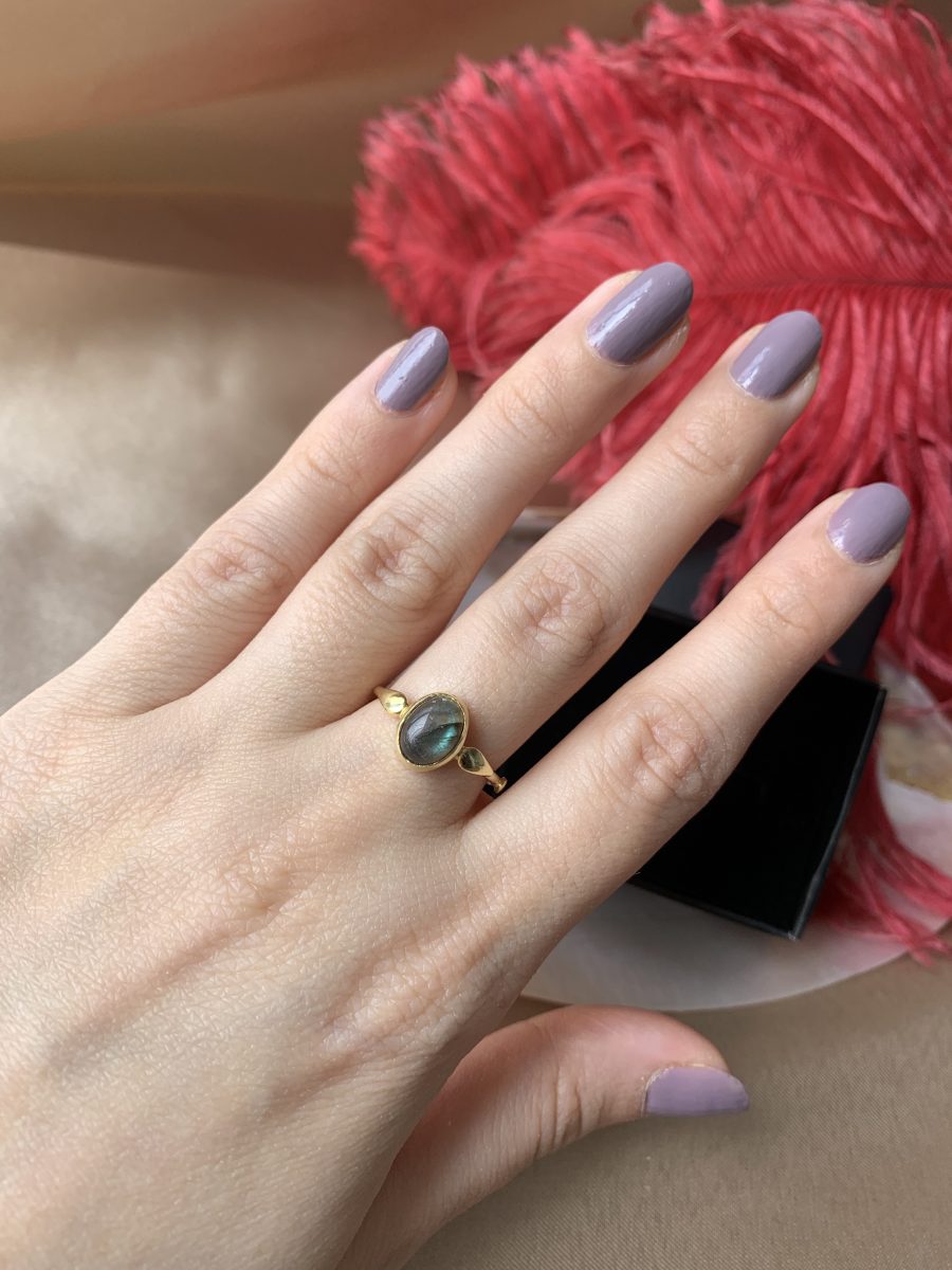 Labradorit Mary Gold Yüzük