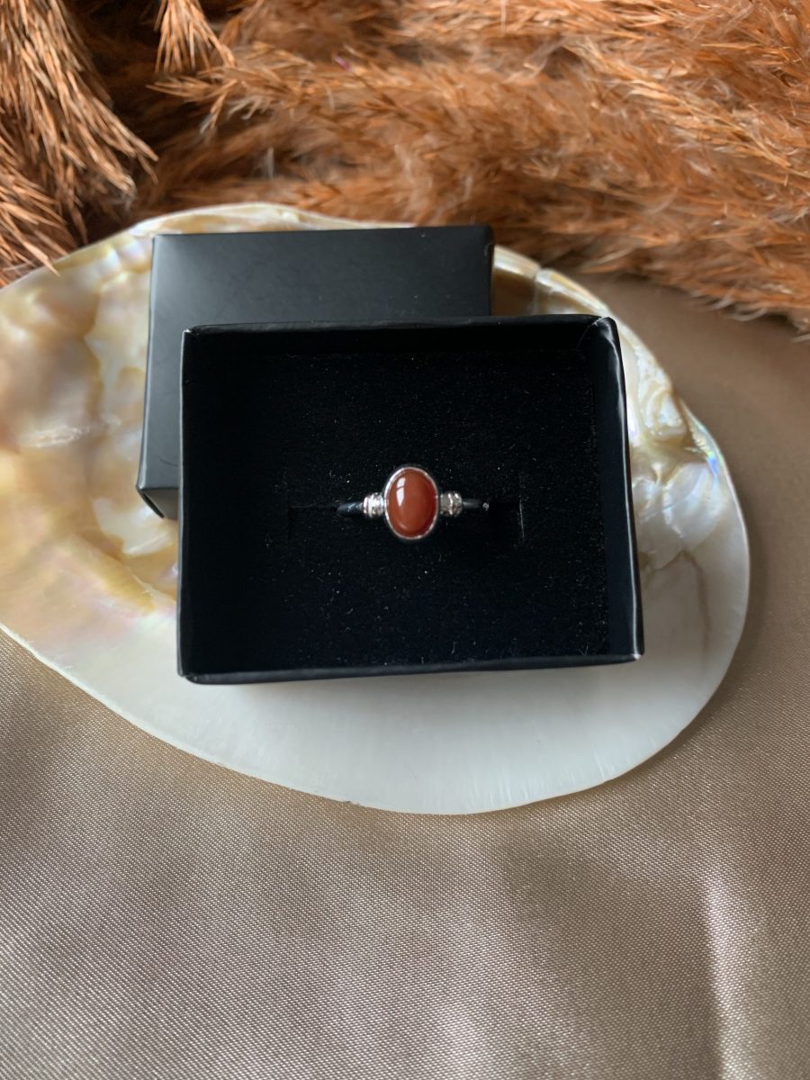 Akik Diana Gümüş Yüzük