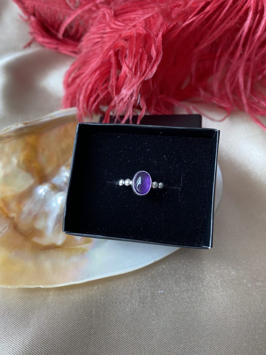 Ametist Hera Gümüş Yüzük