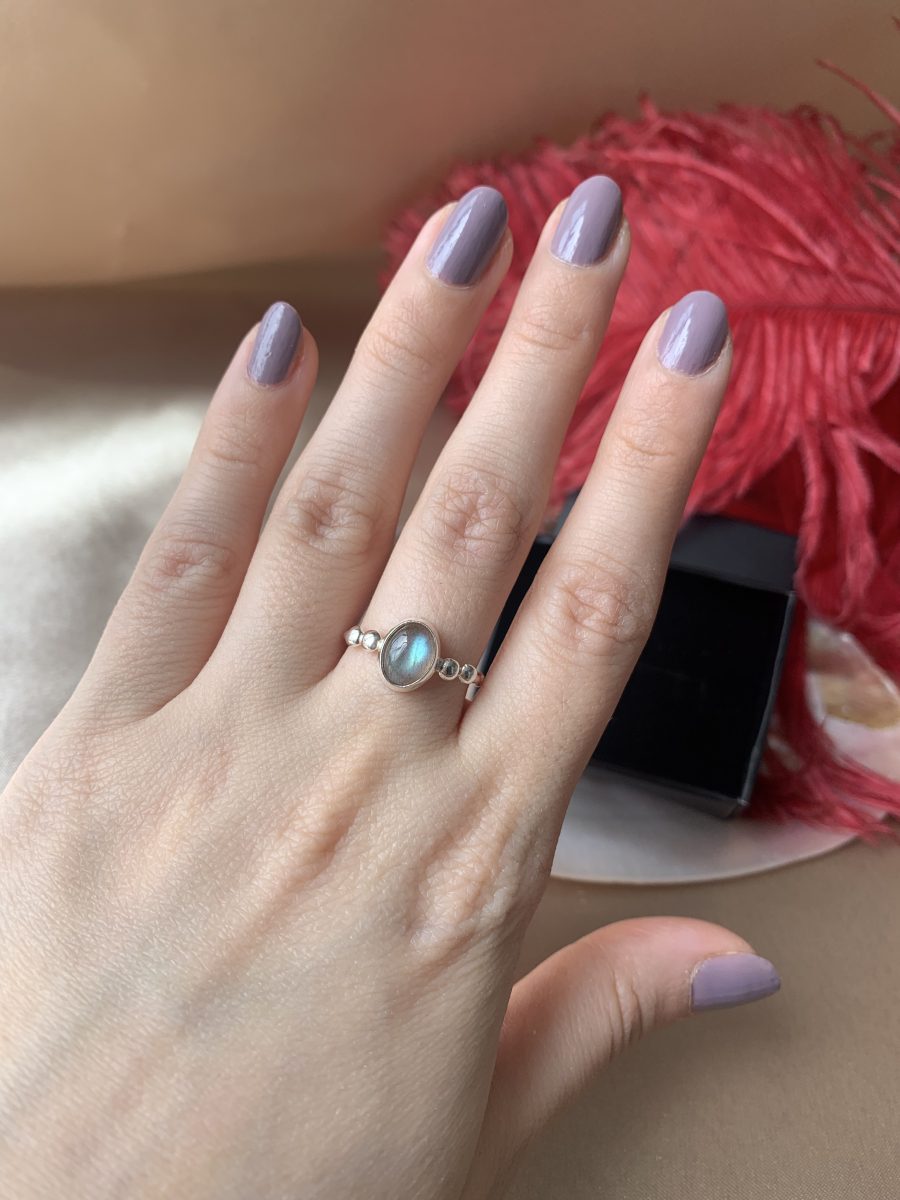 Labradorit Hera Gümüş Yüzük