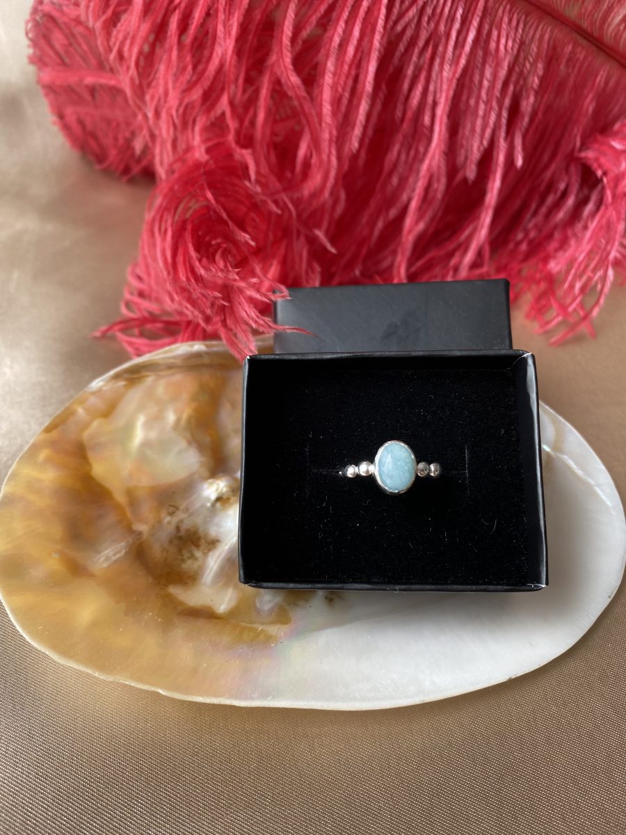 Akuamarin Hera Gümüş Yüzük