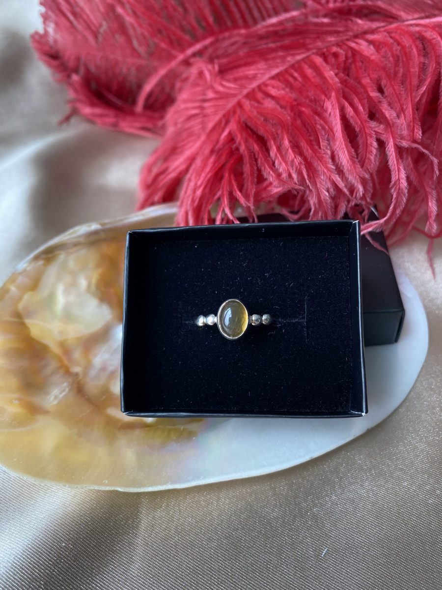 Sitrin Hera Gümüş Yüzük