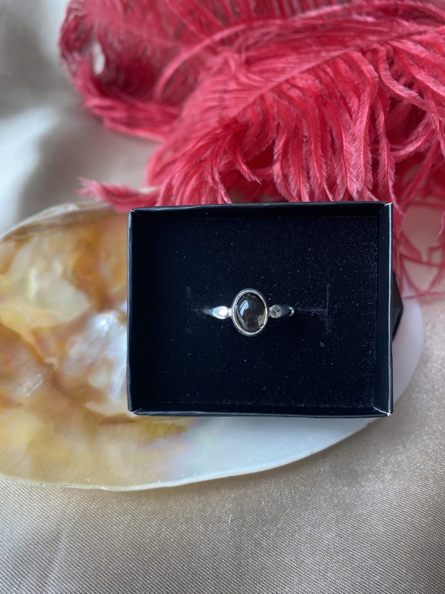 Dumanlı Kuvars Mary Gümüş Yüzük