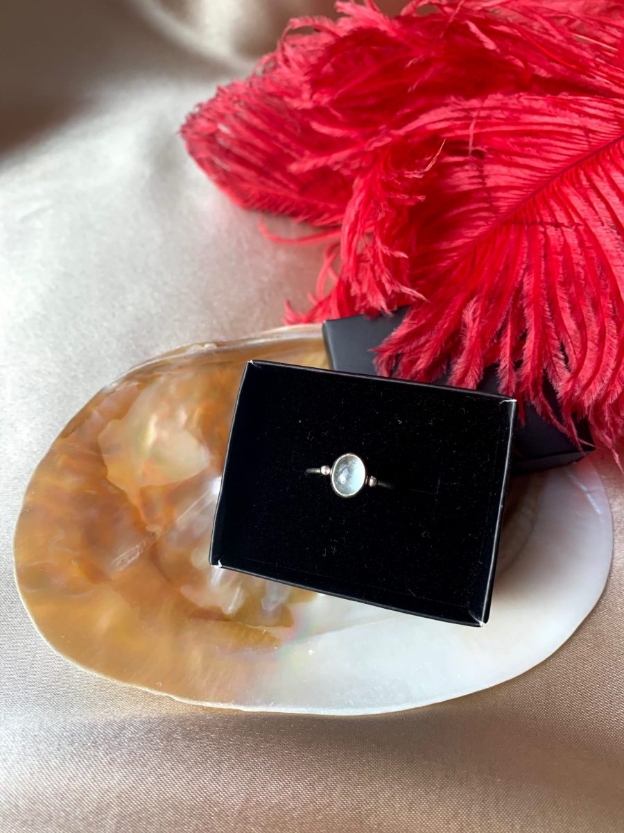 Akuamarin Basic Gümüş Yüzük