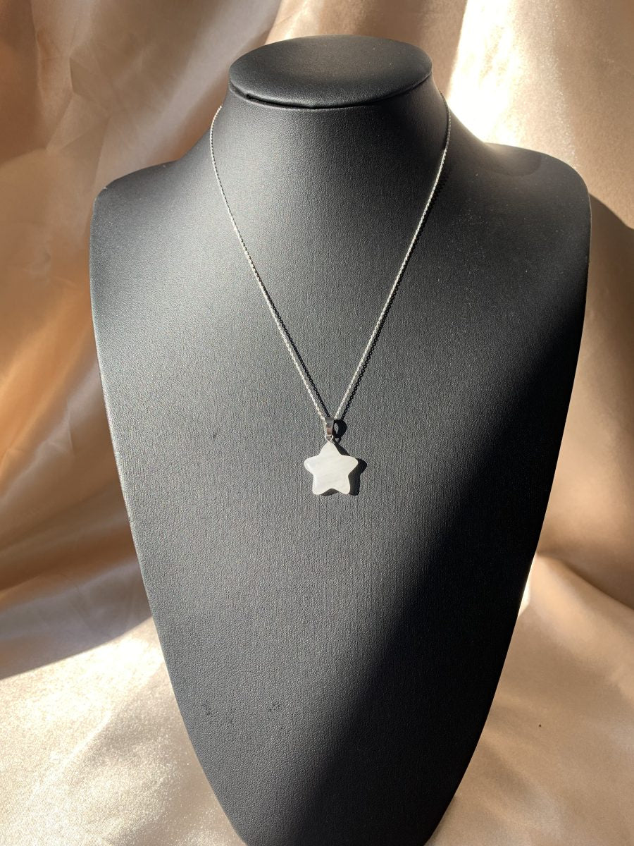 Kristal Kuvars Star Kolye