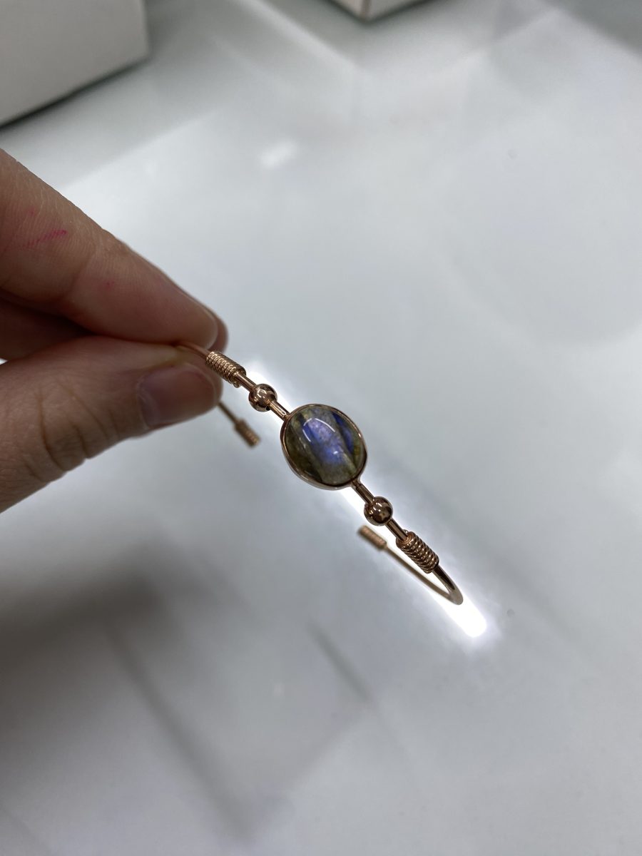 Labradorit Rose Gold Bileklik