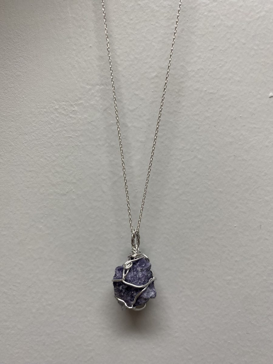 Lepidolit Sarmal Kolye