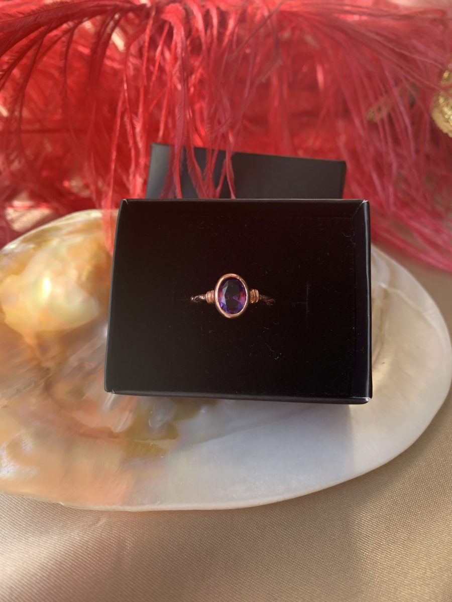 Mistik Topaz Rose Gold Yüzük