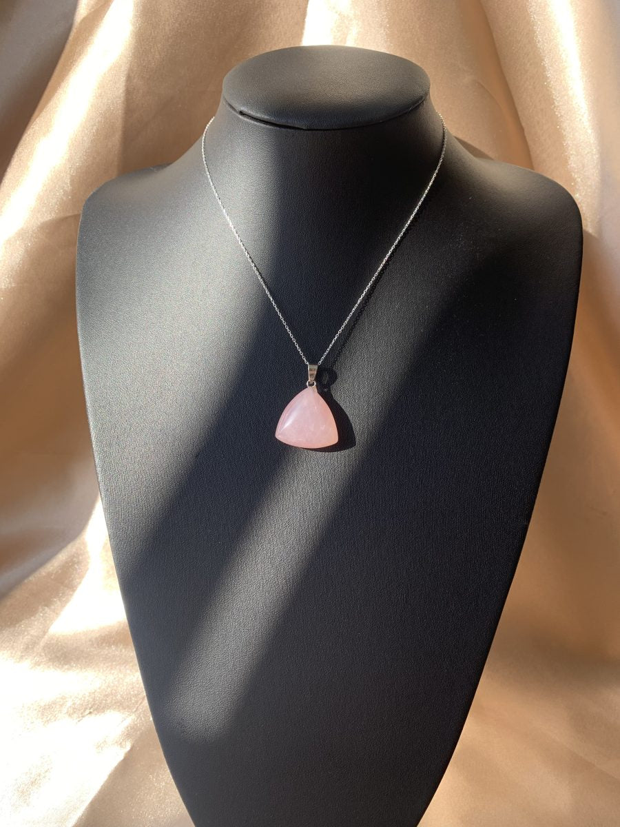 Pembe Kuvars Candy Kolye