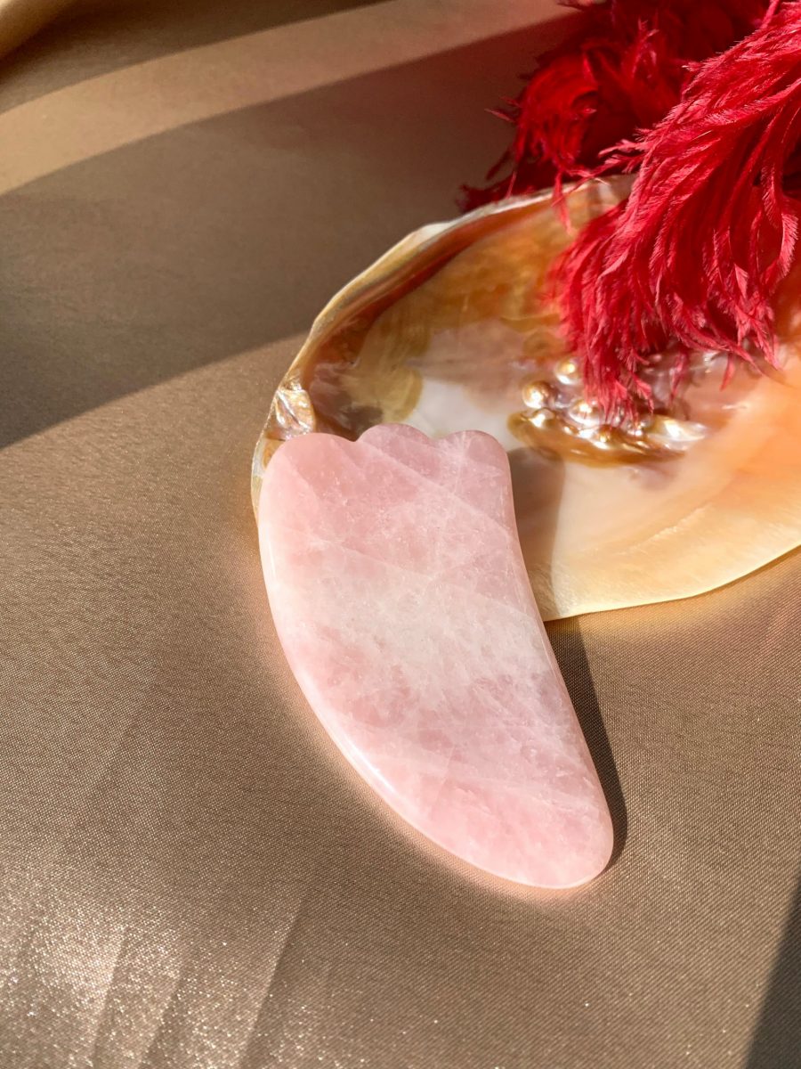 Pembe Kuvars Gua Sha