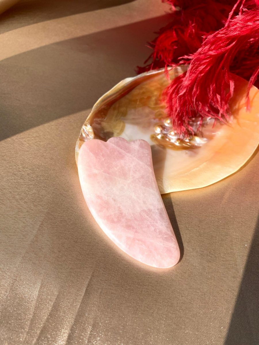 Pembe Kuvars Gua Sha