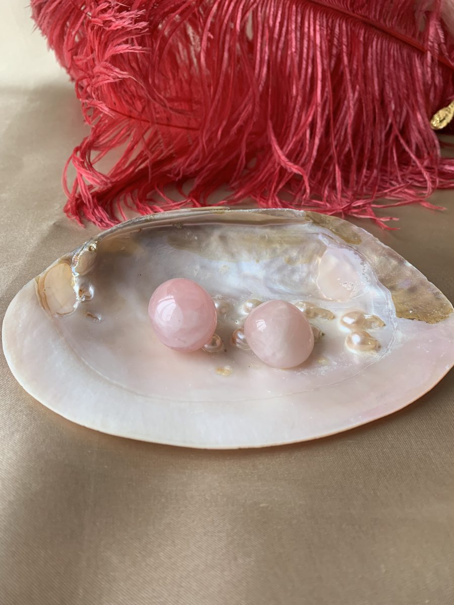 Pembe Kuvars Tumbled Parça