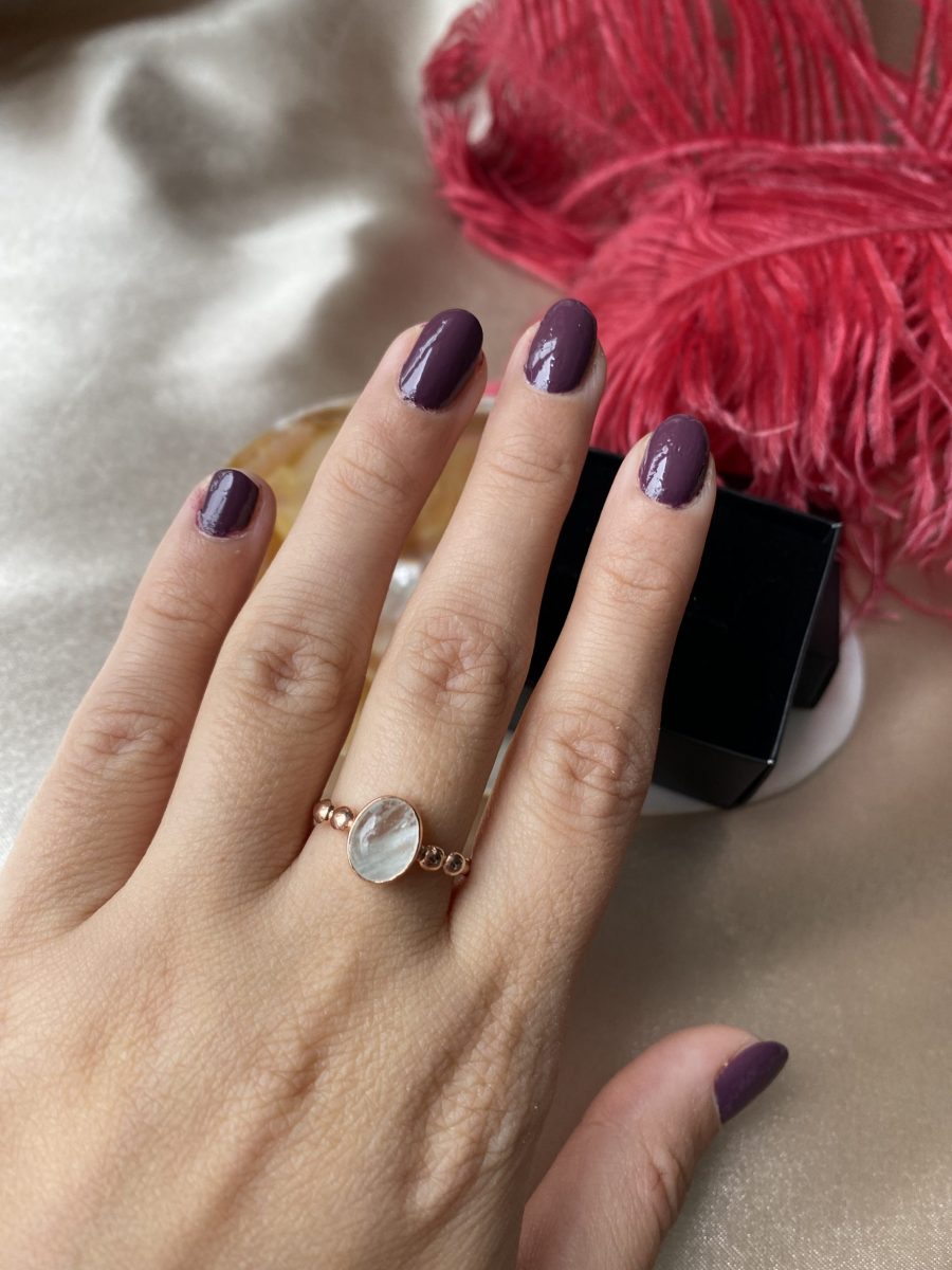 Akuamarin Hera Rose Gold Yüzük