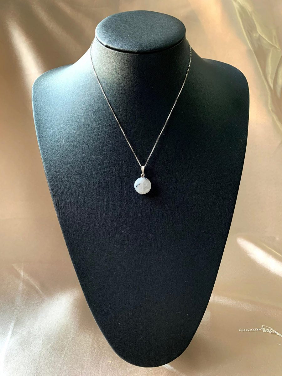 Rutil Kuvars Minimal Kolye