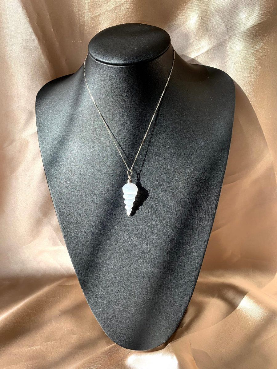 Selenit Unicorn Kolye