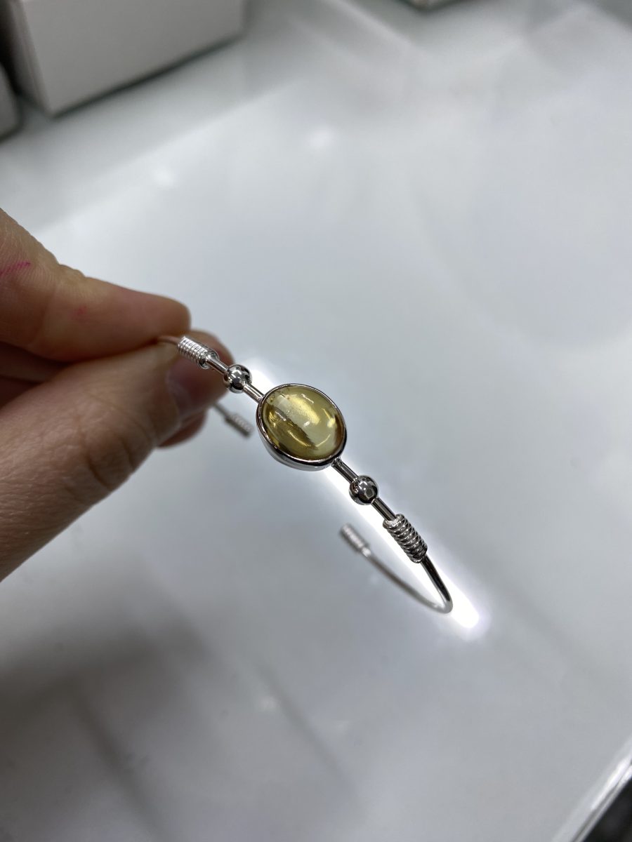 Sitrin Gümüş Bileklik