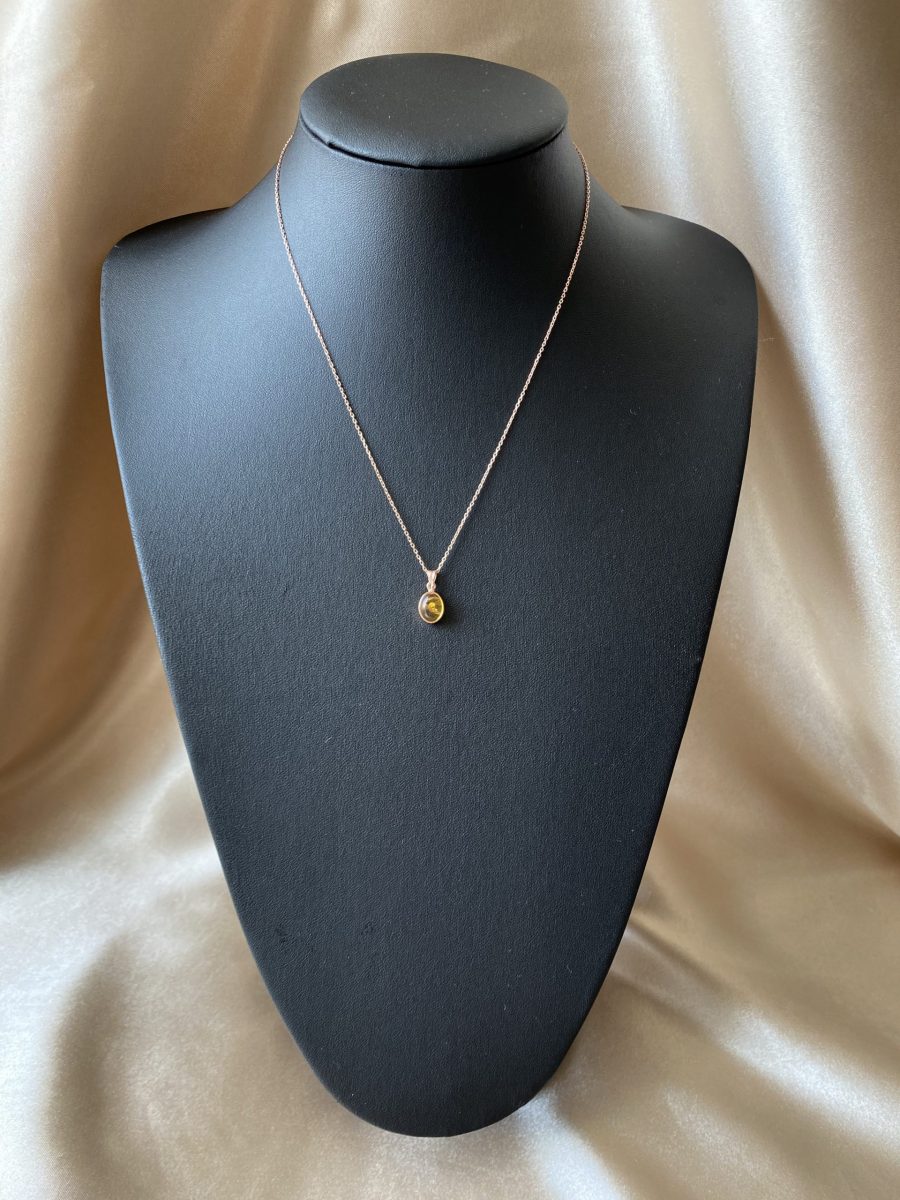 Sitrin Minimal Rose Gold Kolye