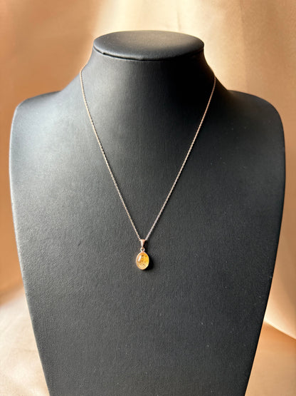 Sitrin Minimal Rose Gold Kolye