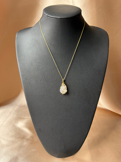 Ay Taşı Sarmal Gold Kolye