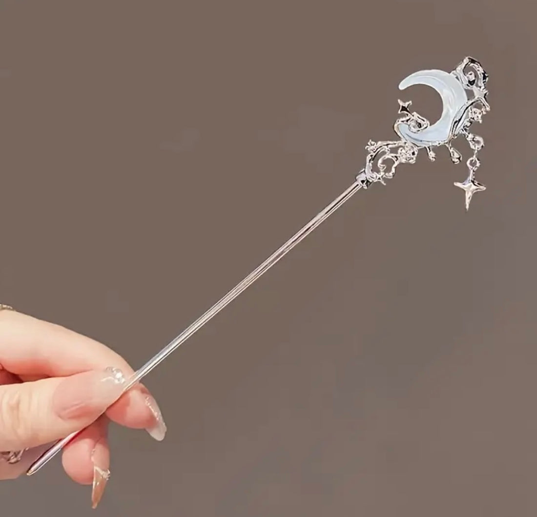 Ay Taşı Moon Metal Saç Tokası