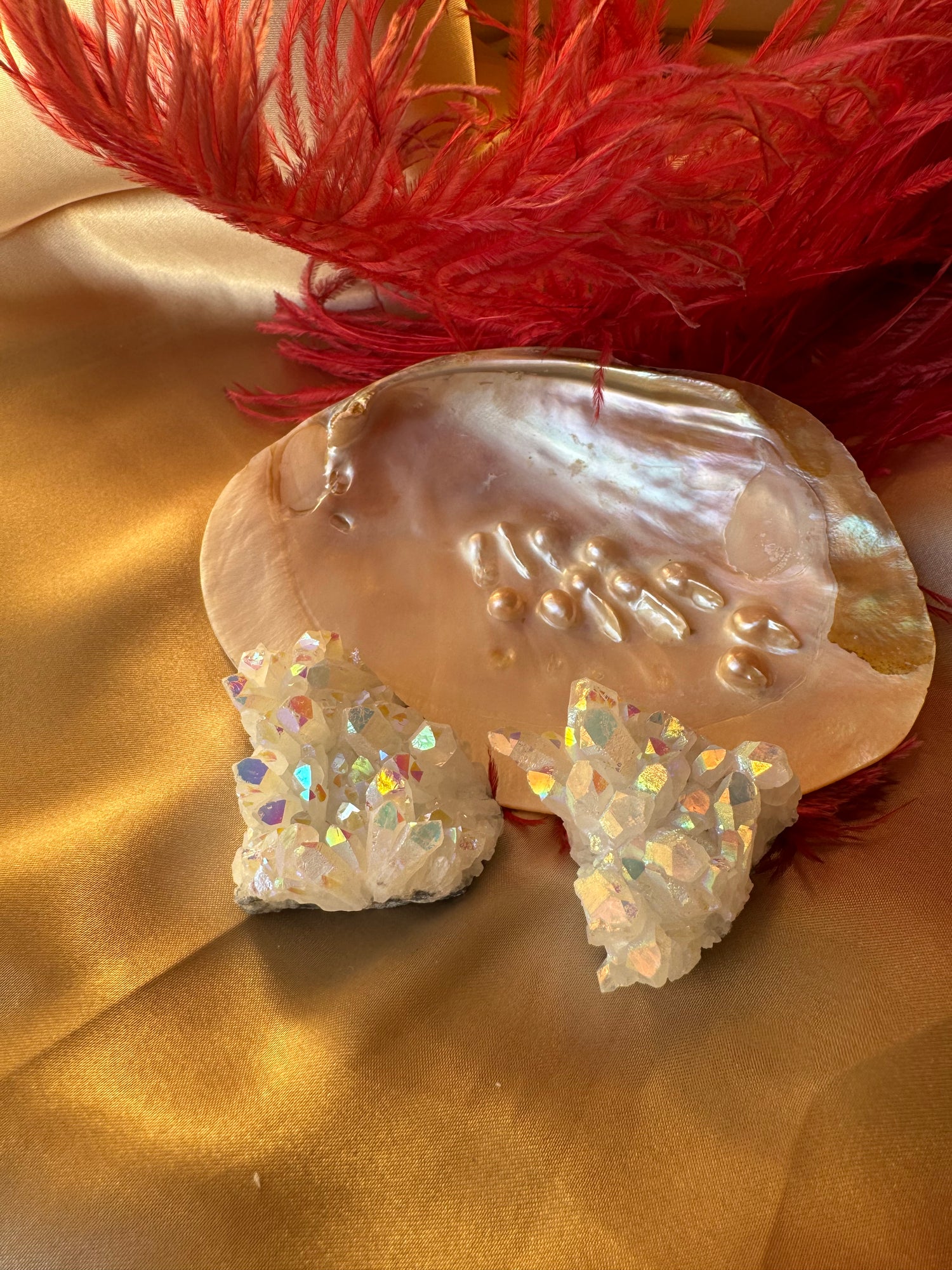 Aura Melek Kuvars İşlenmemiş Parça (Orta Boy)