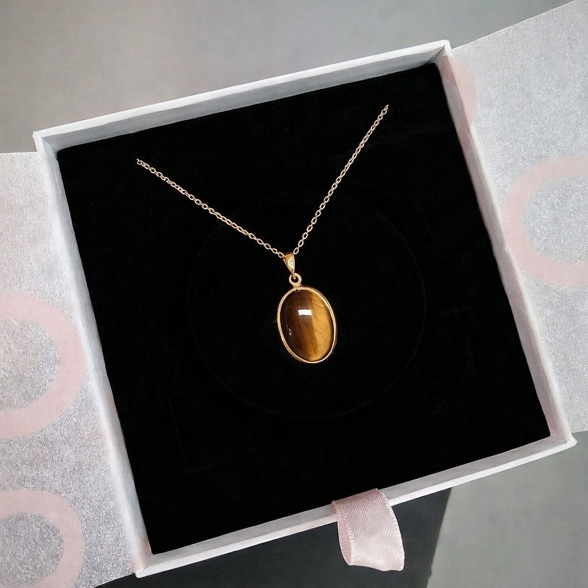 Kaplangözü Büyük Oval Gold Kolye