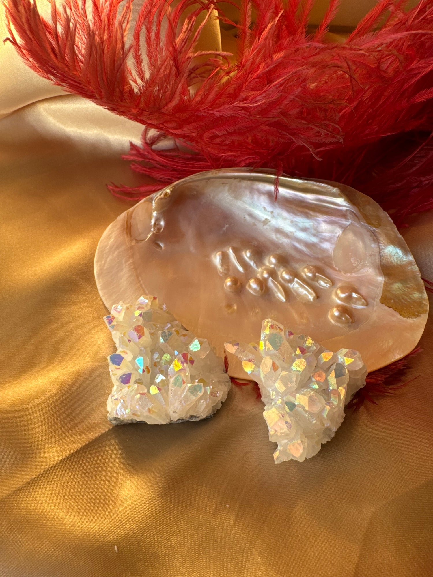 Aura Melek Kuvars İşlenmemiş Parça (Orta Boy)