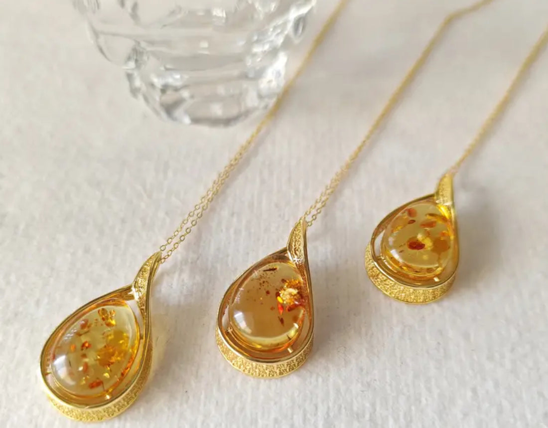 Baltık Kehribar Kolye