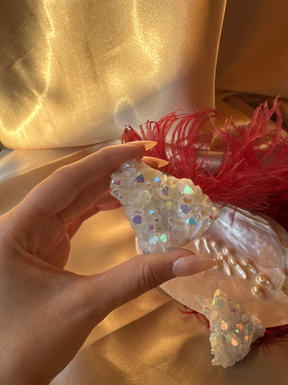 Aura Melek Kuvars İşlenmemiş Parça (Orta Boy)