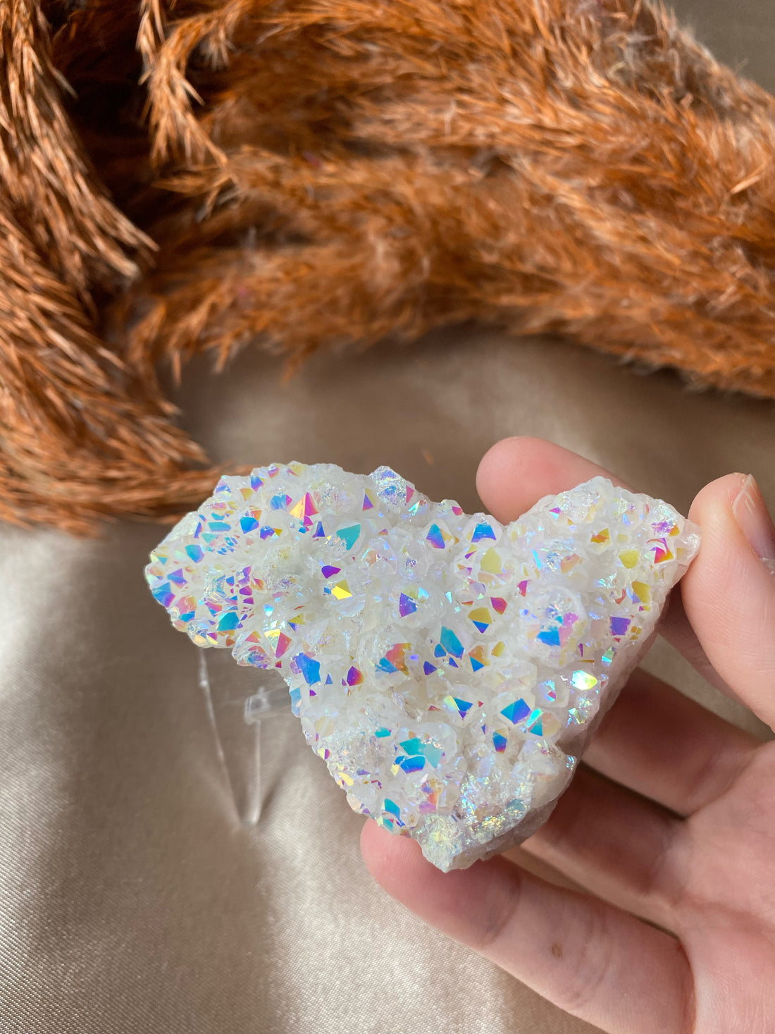 Aura Melek Kuvars Beyaz İşlenmemiş Parça