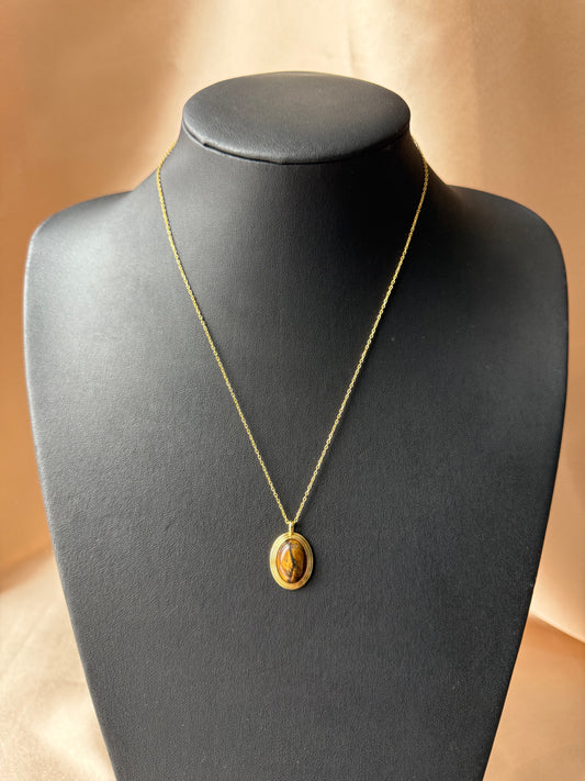 Kaplangözü Vintage Gold Kolye