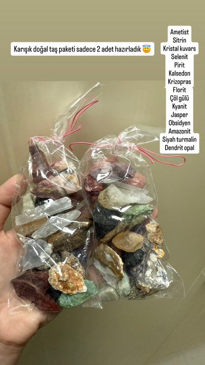 15 Parça Doğal Taş Seti