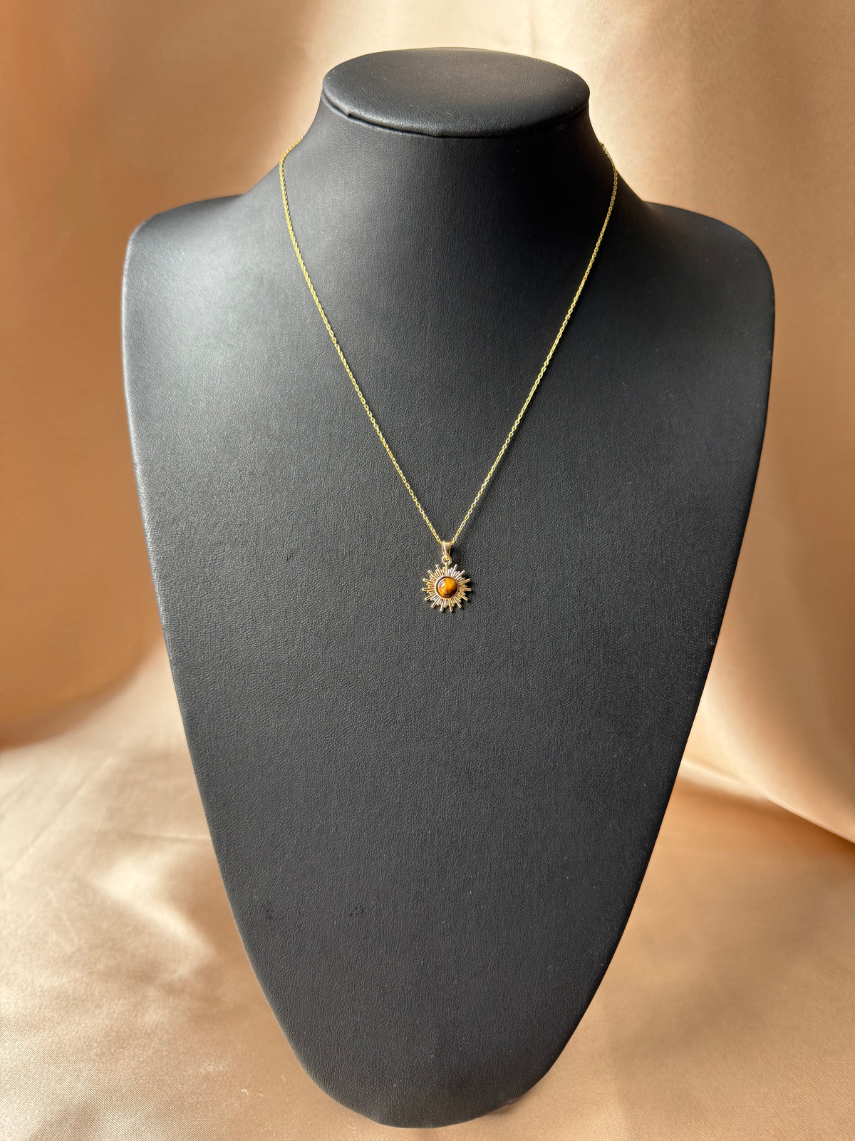 Kaplangözü Sunflower Gold Kolye