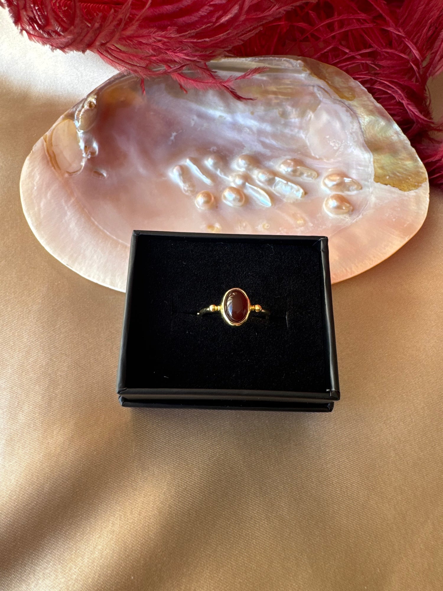 Akik Basic Gold Yüzük