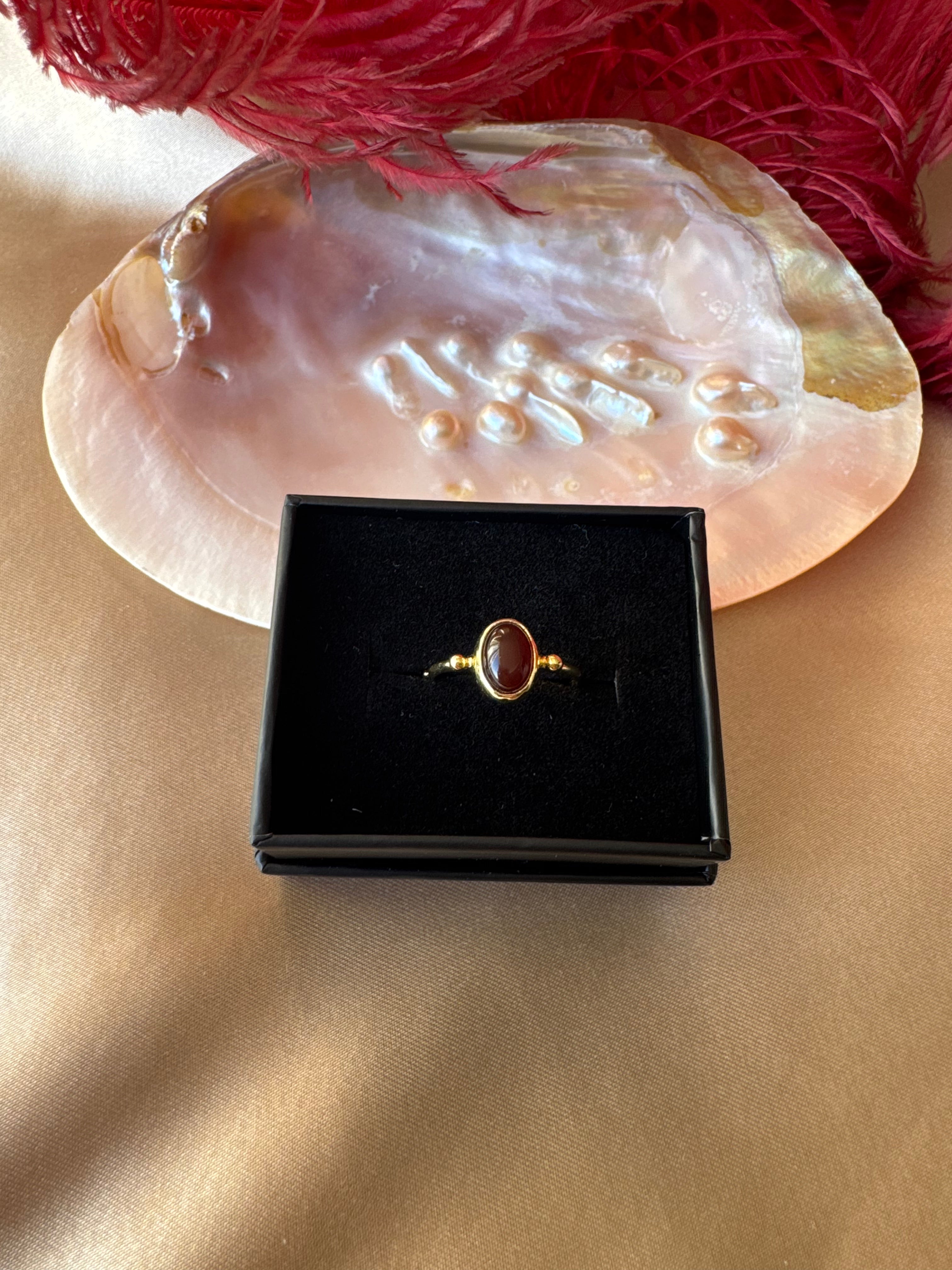 Akik Basic Gold Yüzük