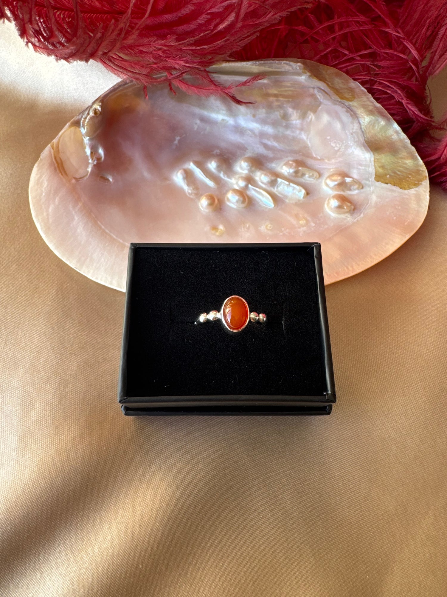 Akik Hera Gümüş Yüzük